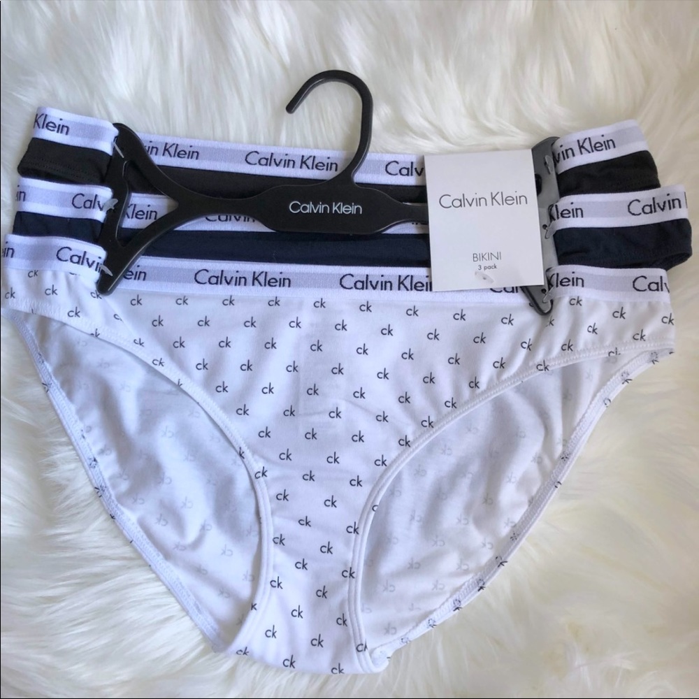 Calvin Klein women’s Cotton Bikini Panty 3 Pack